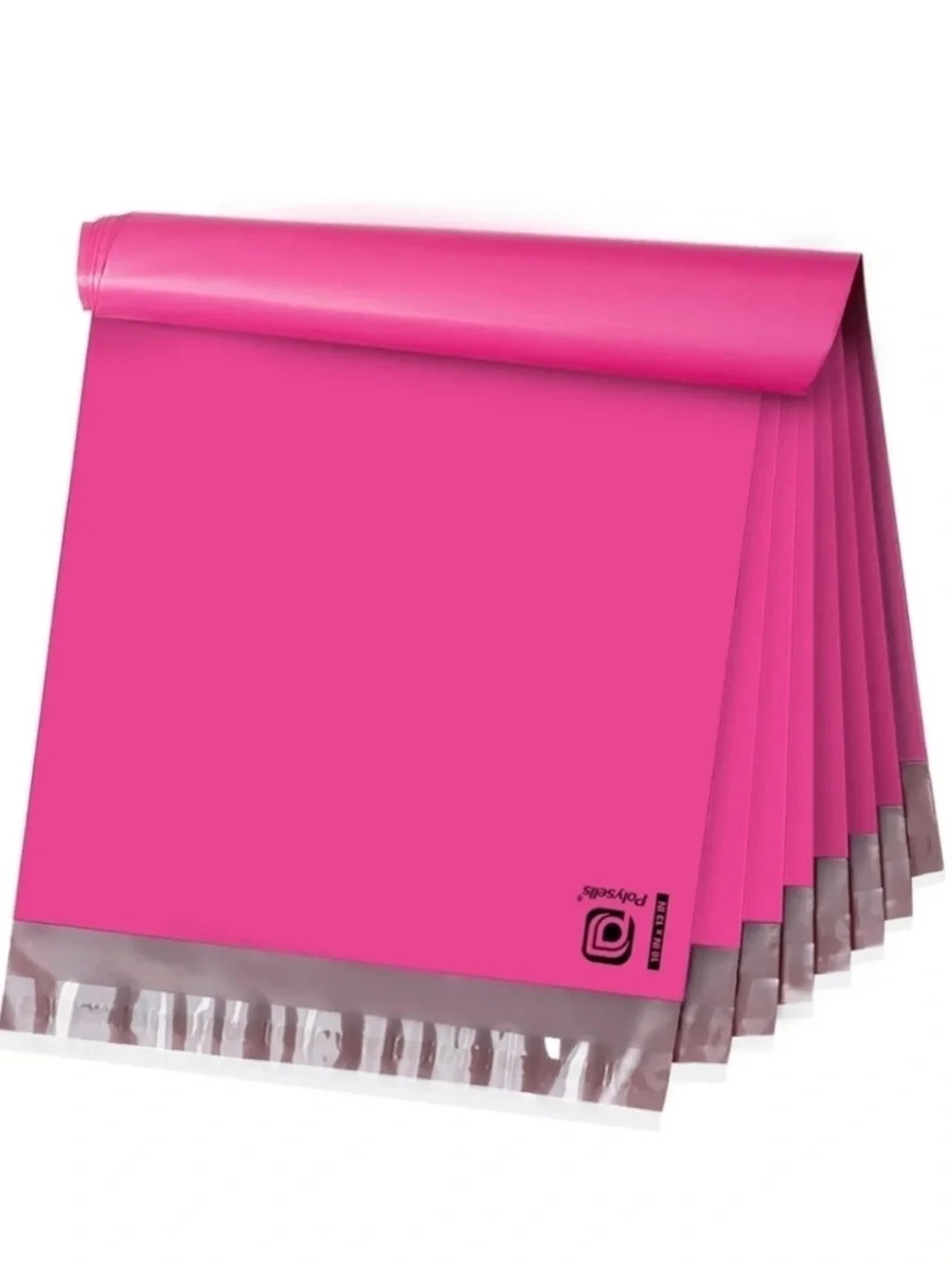 Polysells Pink 10x13 Poly Mailers - 10 count